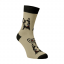Veselé ponožky I Love Dog - Barva: Hnědá, Velikost: 33-34, Materiál: Bavlna