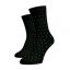 Hosszú szárú pöttyös zokni - zöld - Szín: Fekete, Méret: 45-46, Alapanyag: Pamut