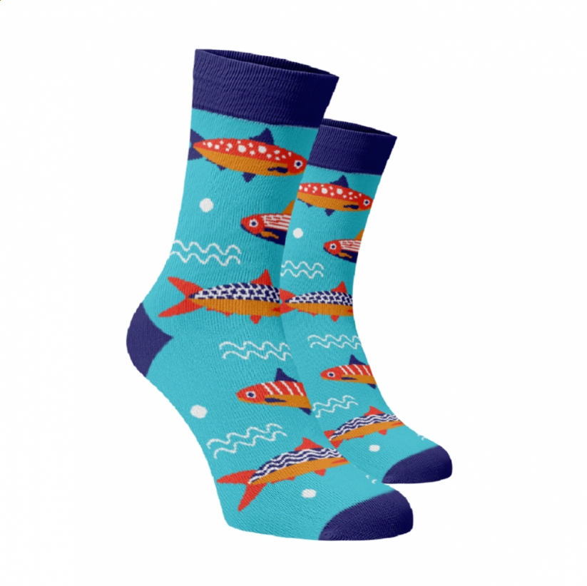 Veselé ponožky Ryby