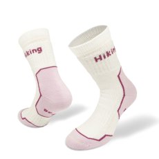 Vastag sportzoknik Hiking - fehér-lila
