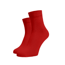 Średnie skarpetki w kolorze czerwonym