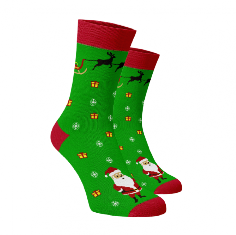 Veselé ponožky Santa