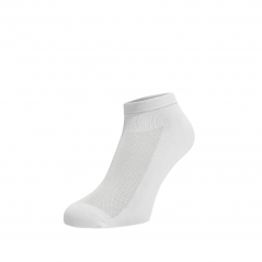 Sportovní ponožky s žebrováním bílé