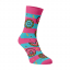 Veselé ponožky Donuty - Barva: Růžová, Velikost: 35-38, Materiál: Bavlna
