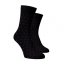 Vysoké puntíkované ponožky - fialový - Barva: Černá, Velikost: 35-38, Materiál: Bavlna