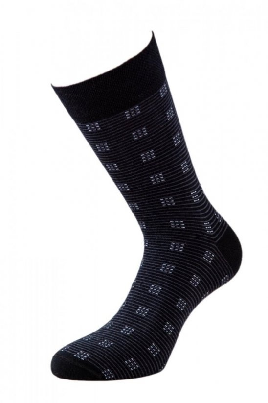 Spoločenské ponožky Bruno - Barva: čierna, Veľkosť: 39-41, Materiál: Bavlna