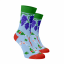 Jókedvű zokni - Vörösbor - Szín: Világoskék, Méret: 39-41, Alapanyag: Pamut
