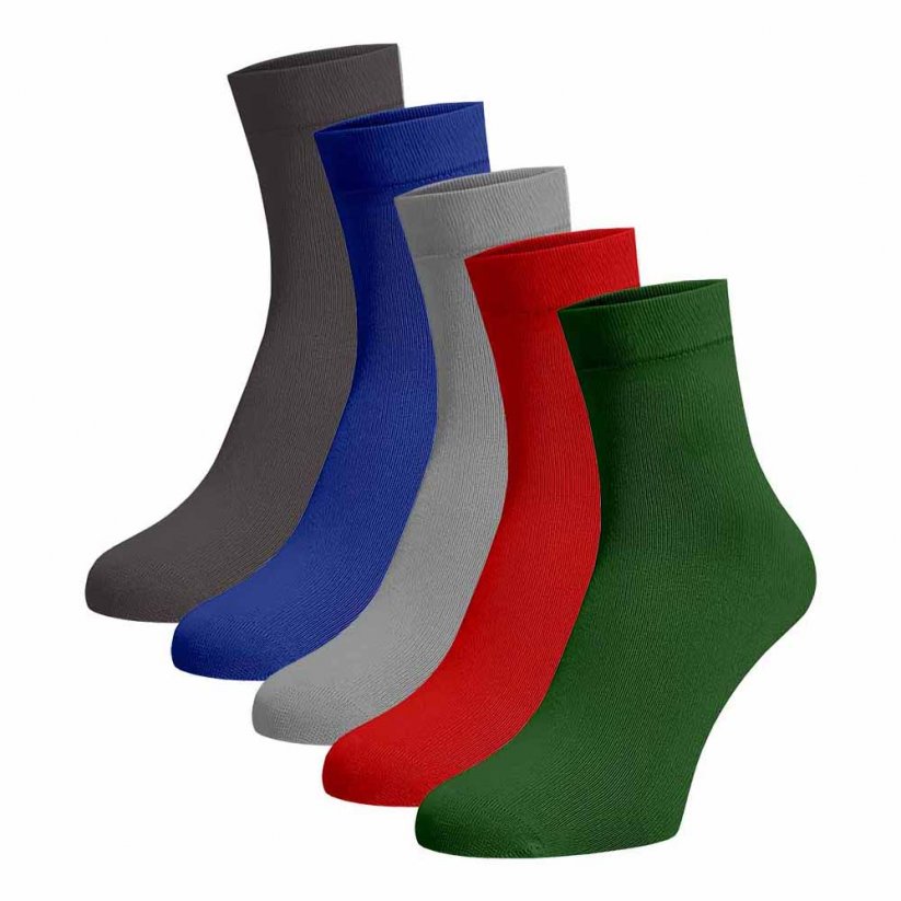 Střední ponožky 5 pack - Velikost: 39-41, Materiál: Bavlna
