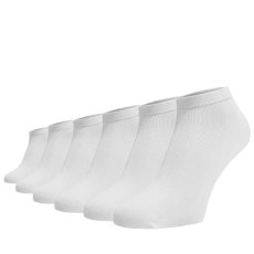 Zvýhodněný set 6 párů kotníkových ponožek - bílá