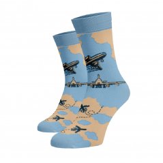 Veselé ponožky lietadlá a oblaky