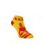 Veselé členkové ponožky hasičské - Barva: Žltá, Veľkosť: 35-38, Materiál: Bavlna