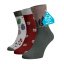 Akciós készlet 3 pár MERINO vastag magas zokniból - mix - Méret: 45-46, Alapanyag: Hullám (Merino)