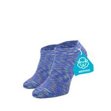 FINE MERINO Bokazokni – melírozott lila