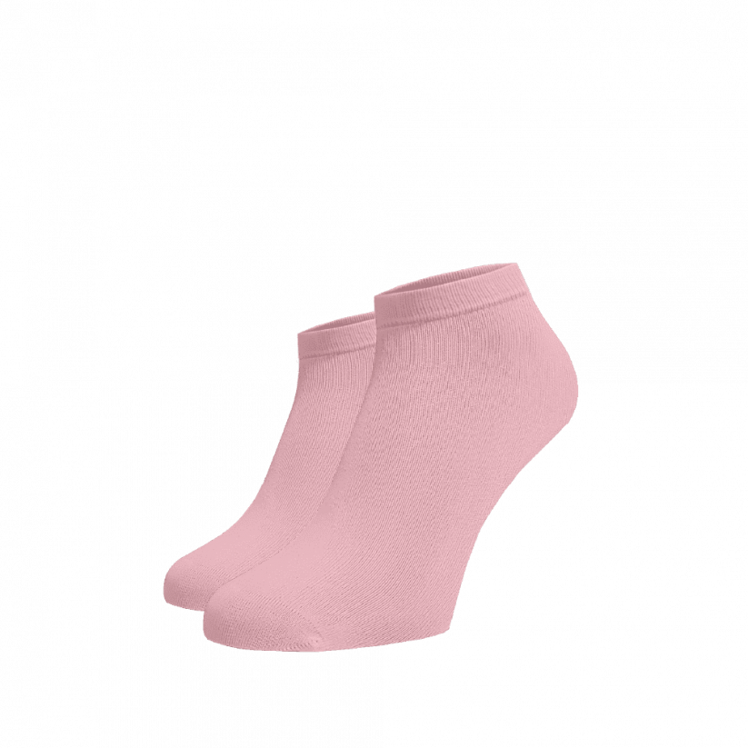 Členkové ponožky Svetlo ružová - Barva: Světlé růžová, Veľkosť: 39-41, Materiál: Bavlna