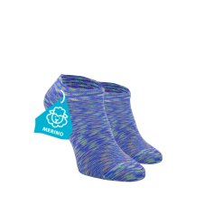FINE MERINO Bokazokni – melírozott lila