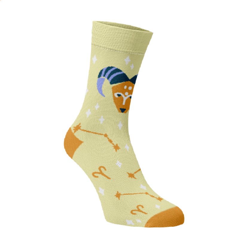 Veselé ponožky Znamení zvěrokruhu Beran