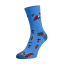 Veselé ponožky Hasiči - Barva: Modrá, Velikost: 39-41, Materiál: Bavlna