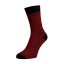 Elegáns zokni Spirál - Szín: Piros, Méret: 42-44, Alapanyag: Pamut