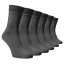 Zvýhodnený set 6 párov vysokých ponožiek – tmavosivé