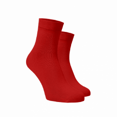 Stredné ponožky červené