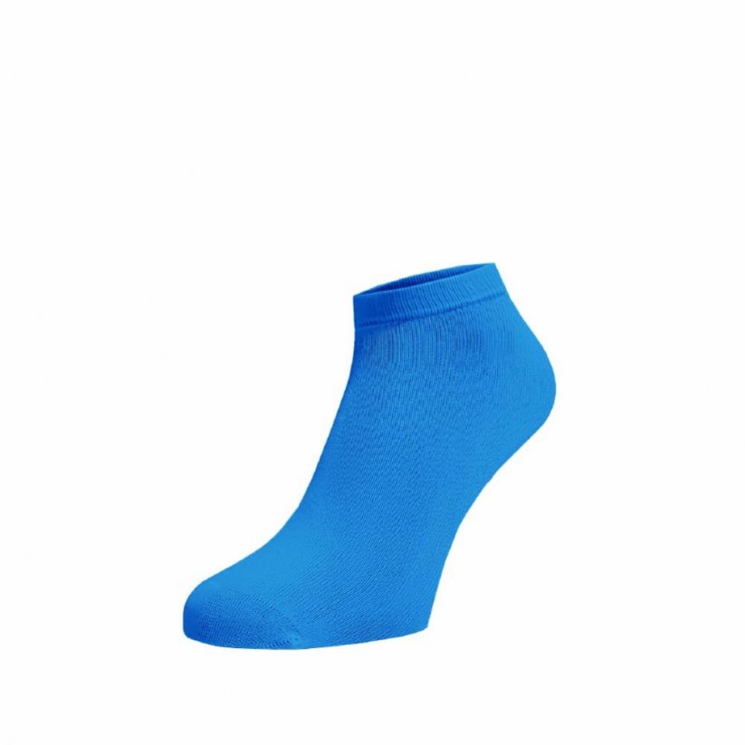 Bambusové kotníkové ponožky tyrkysové - Barva: Modrá, Velikost: 35-38, Materiál: Viskoza (Bambus)