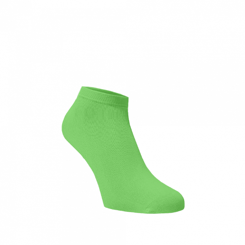 Kotníkové ponožky Světle zelená - Barva: Světle zelená, Velikost: 35-38, Materiál: Bavlna