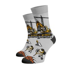 Veselé ponožky - stavař