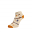 Veselé členkové veľkonočné ponožky - Vajíčko a korbáč - Barva: Béžová, Veľkosť: 35-38, Materiál: Bavlna