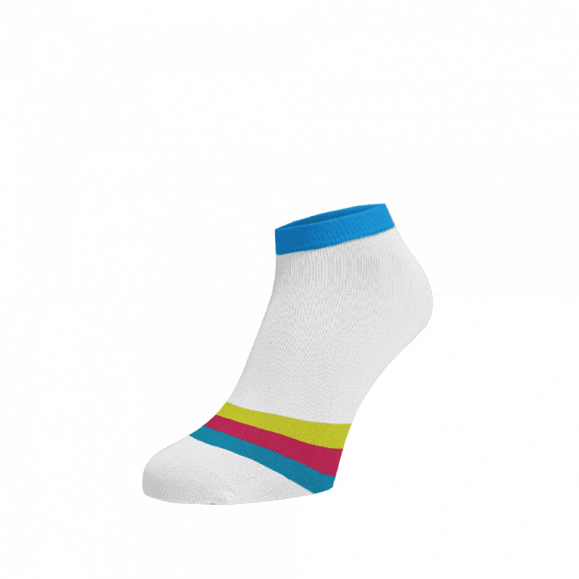Ponožky Trikolora - Barva: Bílá, Velikost: 42-44, Materiál: Viskoza (Bambus)