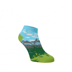 Veselé členkové ponožky Hory