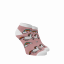 Veselé ponožky Jednorožci kotníkové - Barva: Světlé růžová, Velikost: 35-38, Materiál: Bavlna