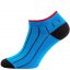 Nízké ponožky Žebro kotník - Barva: Modrá, Velikost: 39-41