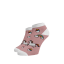 Veselé ponožky Jednorožci kotníkové - Barva: Světlé růžová, Velikost: 39-41, Materiál: Bavlna