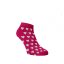 Veselé kotníkové ponožky Srdíčka - Barva: Růžová, Velikost: 39-41