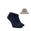 Členkové ponožky z mercerovanej bavlny - tmavo modré - Veľkosť: 35-38