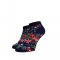 Veselé kotníkové ponožky Květiny