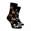 Veselé ponožky Halloween - Barva: Černá, Velikost: 39-41, Materiál: Bavlna
