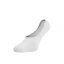 Neviditeľné ponožky ťapky biele