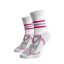 Sportovní funkční ponožky bílé - Barva: Fialová, Velikost: 42-44