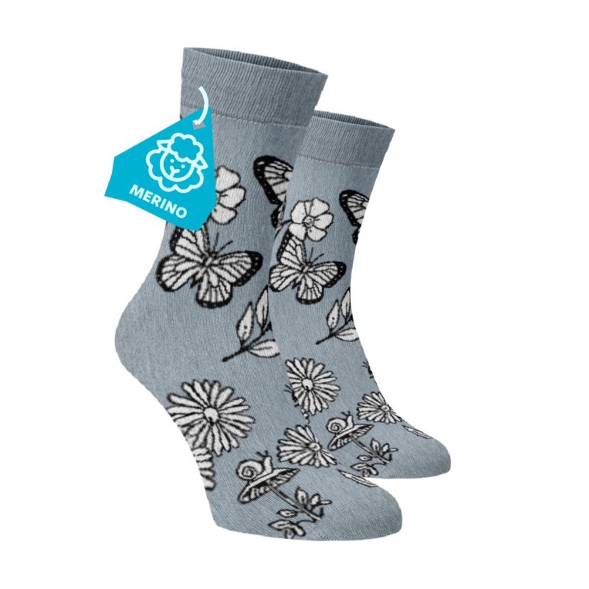 Merino ponožky - příroda