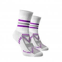 Športové funkčné ponožky biele