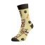 Veselé ponožky Jorkšír - Barva: Žlutá, Velikost: 39-41, Materiál: Bavlna