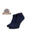 Kotníkové ponožky z mercerované bavlny - tmavě modré - Velikost: 39-41