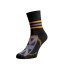 Sportovní funkční ponožky černé - Barva: Oranžová, Velikost: 35-38