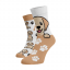 Veselé ponožky Retrívr - Barva: Bílá, Velikost: 42-44, Materiál: Bavlna