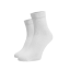 Střední ponožky bílé - Barva: Bílá, Velikost: 45-46, Materiál: Bavlna