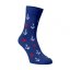 Veselé ponožky Námořnické - Barva: Modrá, Velikost: 39-41, Materiál: Bavlna
