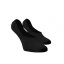 Neviditelné ponožky ťapky černé - Barva: Černá, Velikost: 45-46, Materiál: Bavlna