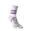 Športové funkčné ponožky biele - Barva: Fialová, Veľkosť: 42-44
