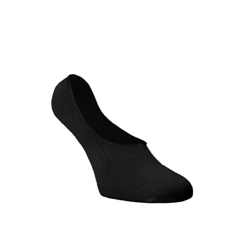 Neviditelné ponožky ťapky černé - Barva: Černá, Velikost: 39-41, Materiál: Bavlna